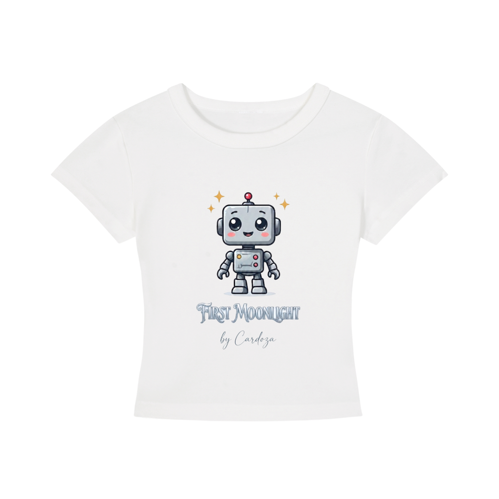First Moonlight by Cardoza Women's Cropped T-Shirt