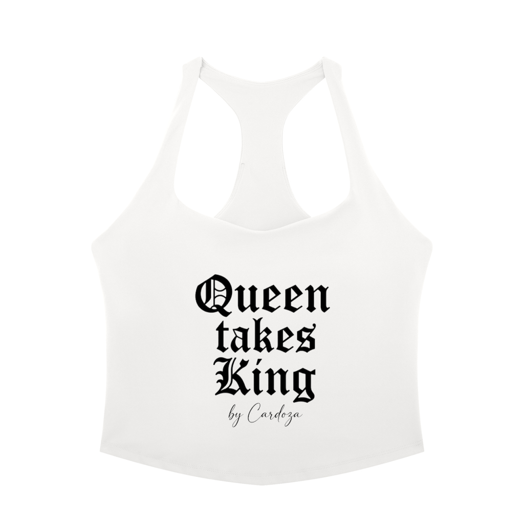 “Queen takes King” by Cardoza Women’s Tight Fit Yoga Tank Top